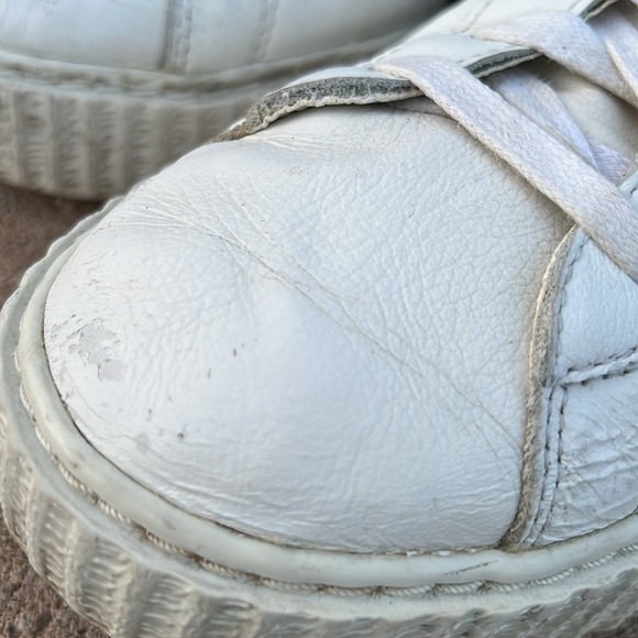 Puma Fenty x creeper white leather by Rihanna women’s size 12 - Picture 9 of 13